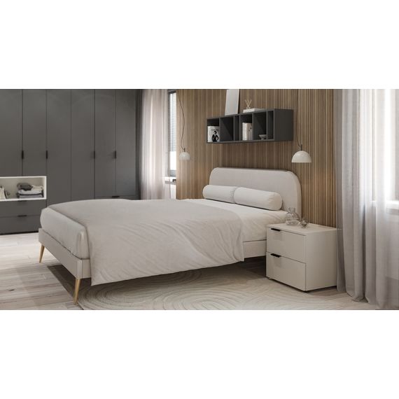 Тумба у вітальню Кашемір 500×420×490 мм Metkas Home A031U ЛДСП, Колір: Кашемір, зображення 3