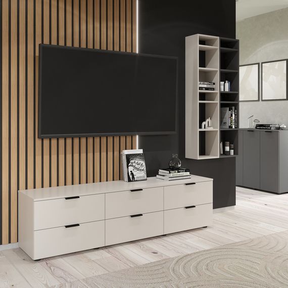 Навісна полиця на кухню Білий сніг 1300×220×300 мм Metkas Home ЛДСП, Колір: Білий, зображення 2