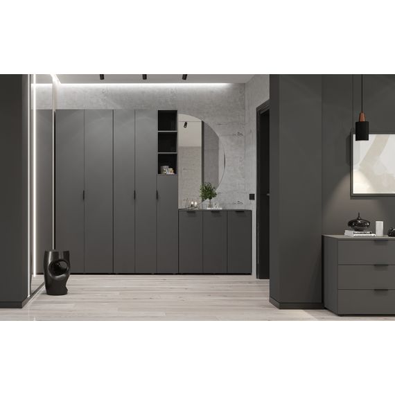 Шафа дитяча Кашемір-Білий сніг 900х420х2300 Metkas Home A003R ЛДСП, зображення 3