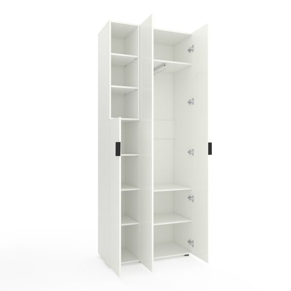 Шафа для книг Білий сніг-Кашемір 900х420х2300 Metkas Home A003L ЛДСП, зображення 2