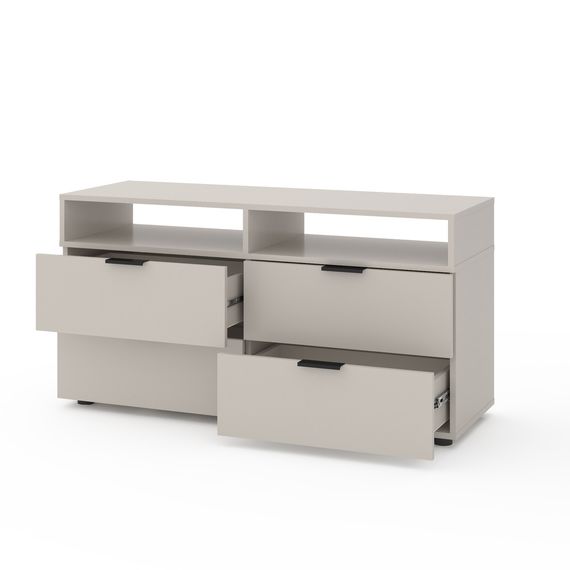 Тумба під телевізор Кашемір 1200×420×625 мм Metkas Home А020 ЛДСП, Колір: Кашемір, зображення 2