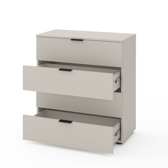 Комод з шухлядами Кашемір 850х420х930 мм Metkas Home А034 ЛДСП, Колір: Кашемір, зображення 2