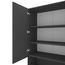 Пенал у спальню Антрацит 800×350×2130 мм Metkas Home B002 ЛДСП, Колір: Антрацит, зображення 3
