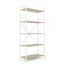 Стелаж металевий Білий-Дуб Артизан 1700х800х350мм Metkas Home 5 полиць ЛДСП, Колір: Білий | Дуб артизан, зображення 2