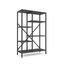 Стелаж на балкон Антрацит "Лофт Cascade" 1090х700х300мм Metkas Home 5 полиць ЛДСП