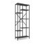 Стелаж на балкон Антрацит "Лофт Cascade" 1780х700х300мм Metkas Home 7 полиць ЛДСП