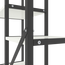 Стелаж для квітів Антрацит-Білий сніг "Лофт Cascade" 1090х700х300мм Metkas Home 5 полиць ЛДСП, зображення 4
