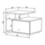 Приліжкова тумба Білий сніг-Дуб Артизан 550×420×400 мм, Колір: Білий | Дуб артизан, зображення 4